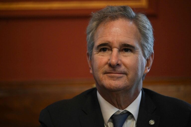 Pablo Quirno, canciller argentino, durante una entrevista