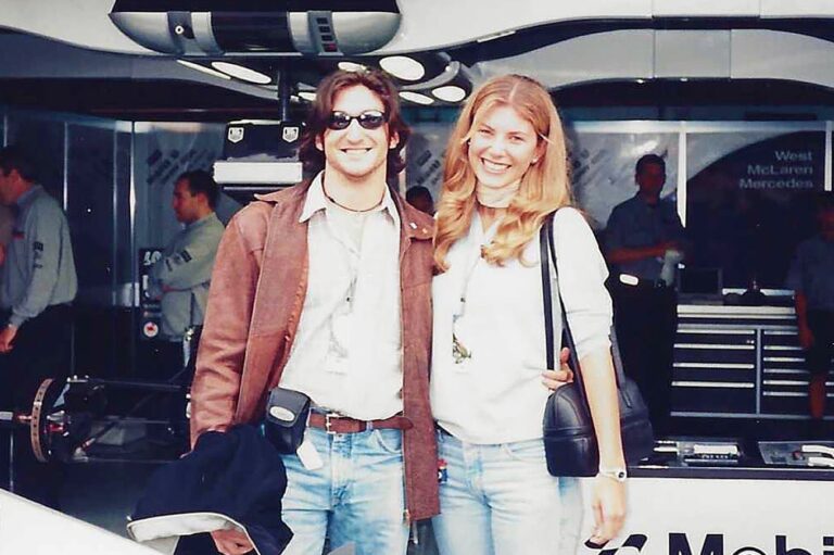 Valeria y Manuel en las 1000 Millas Sport de 1997