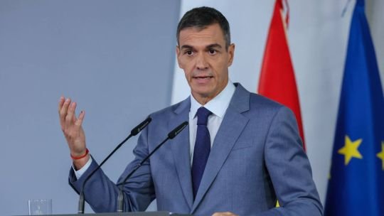 Pedro Sánchez en la rueda de prensa tras el Consejo de Ministros
