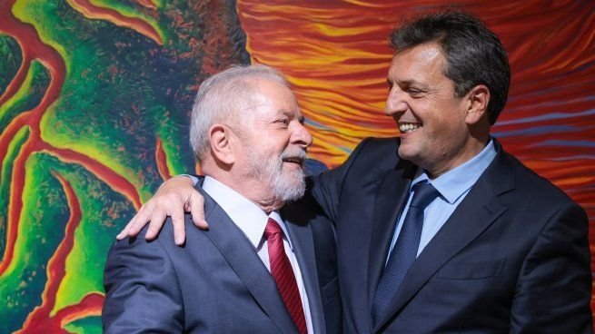 Sergio Massa y Lula da Silva en la Cumbre del Mercosur en Ciudad de Iguazú